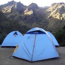 Camper sur le Chemin Inca